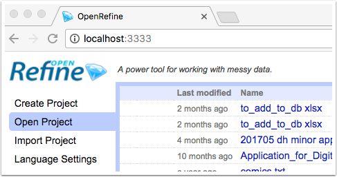 open-openrefine 2